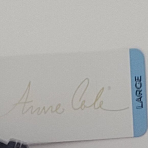 ANNECOLE LIMITED EDITION UPF50 TWIST FRONT UNDERWIRE TANKINI SWIM TOP NAVY-LARGE - Picture 2 of 10